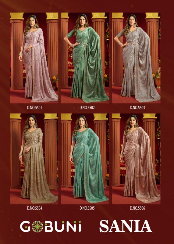 Gobuni sania wholesale saree purchase